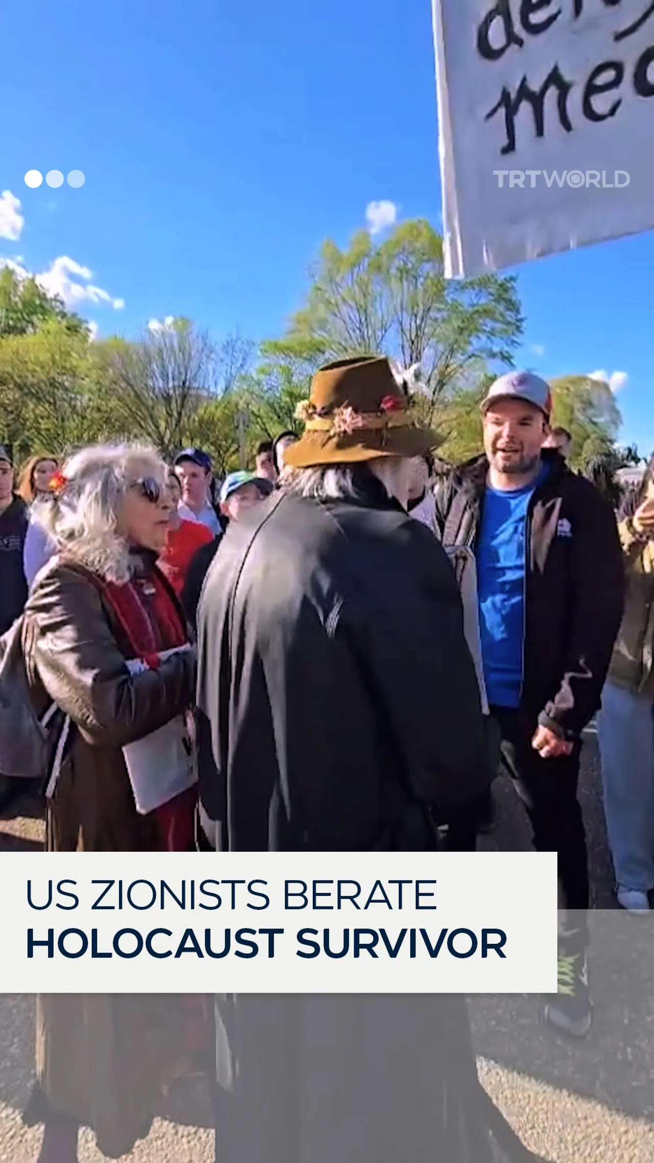 US zionists berate Holocaust survivor